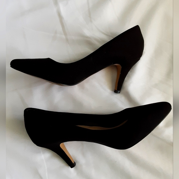 Kurt Geiger Carvela Black Suede heeled shoes - Picture 2 of 5